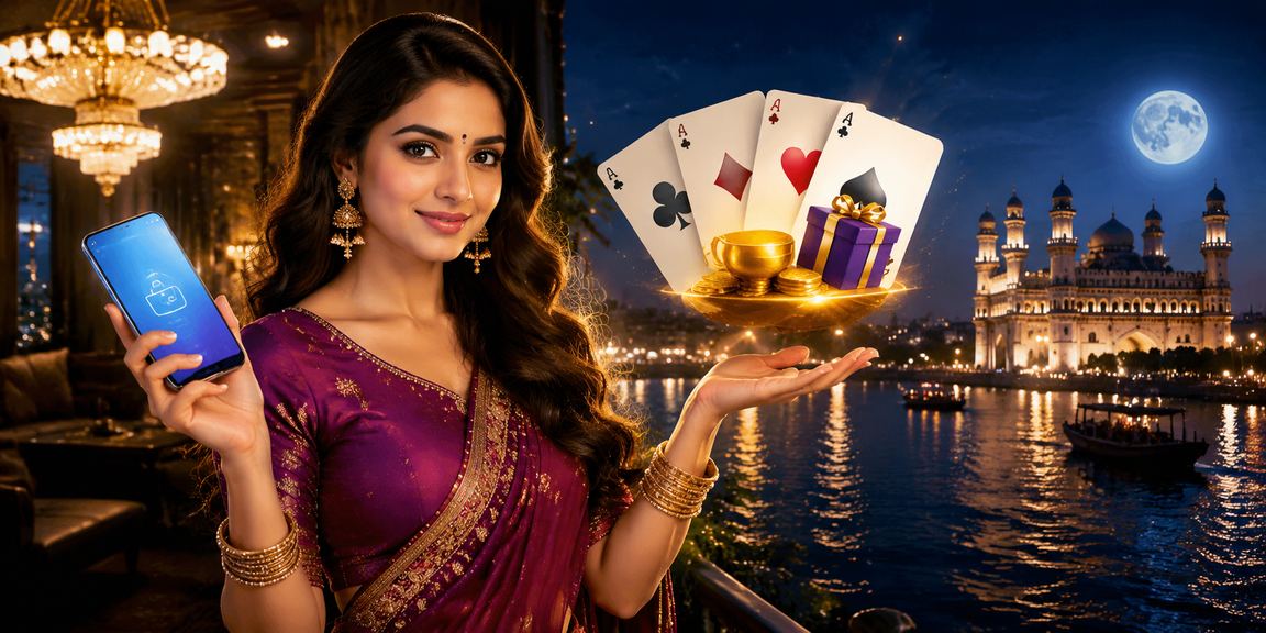 India Teen Patti player in traditional attire