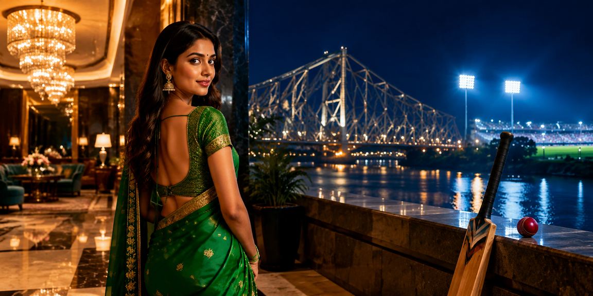 Kolkata cricket betting and traditional attire representing balanced entertainment